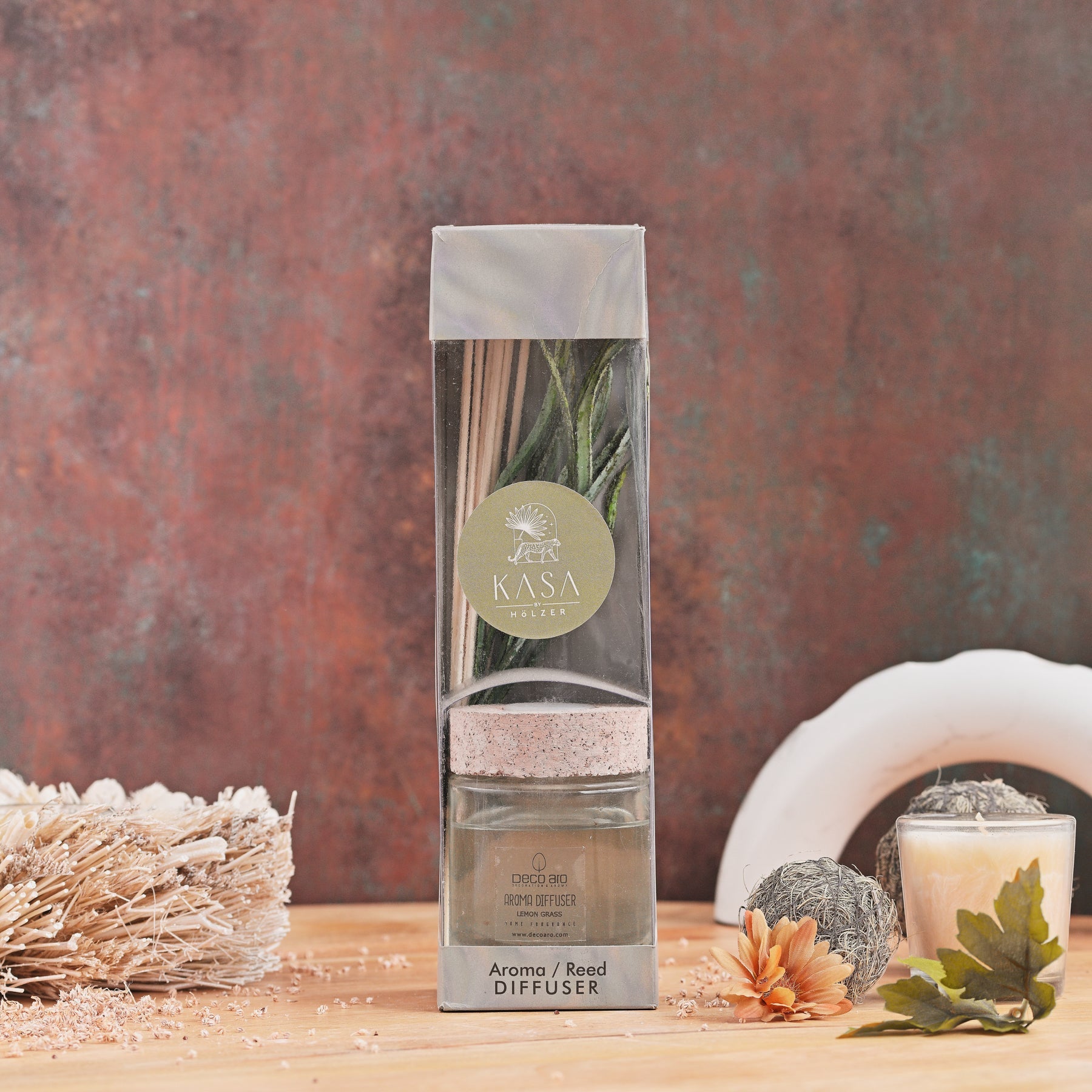 LEMON GRASS AROMA DIFFUSER WITH REED STICKS