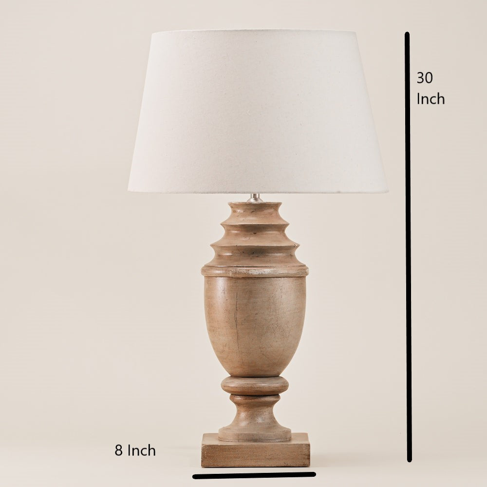 PATINA FINISH TABLE LAMP