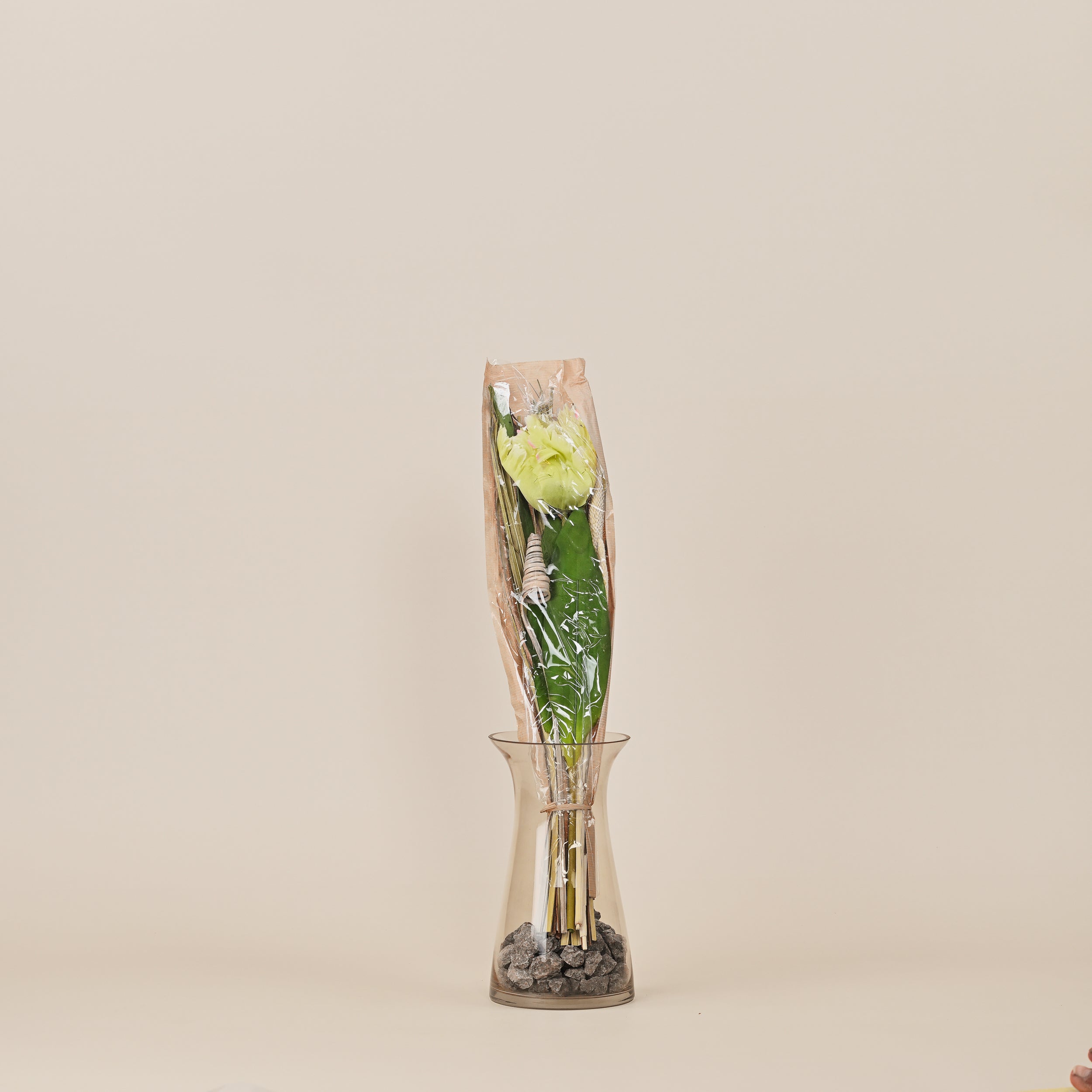DRIED YELLOW TULIP BUNCH