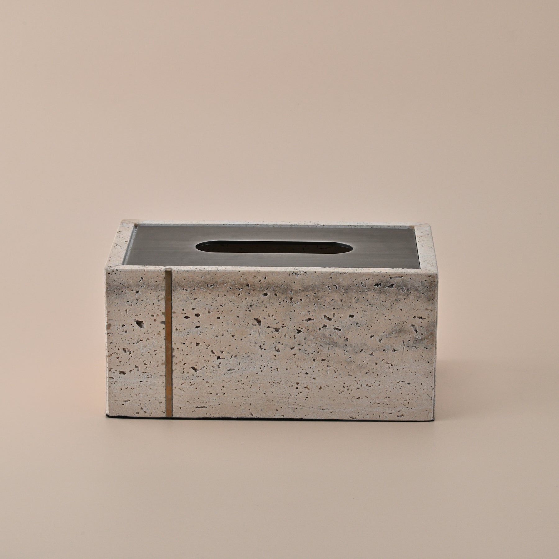 STONE BEIGE TISSUE BOX