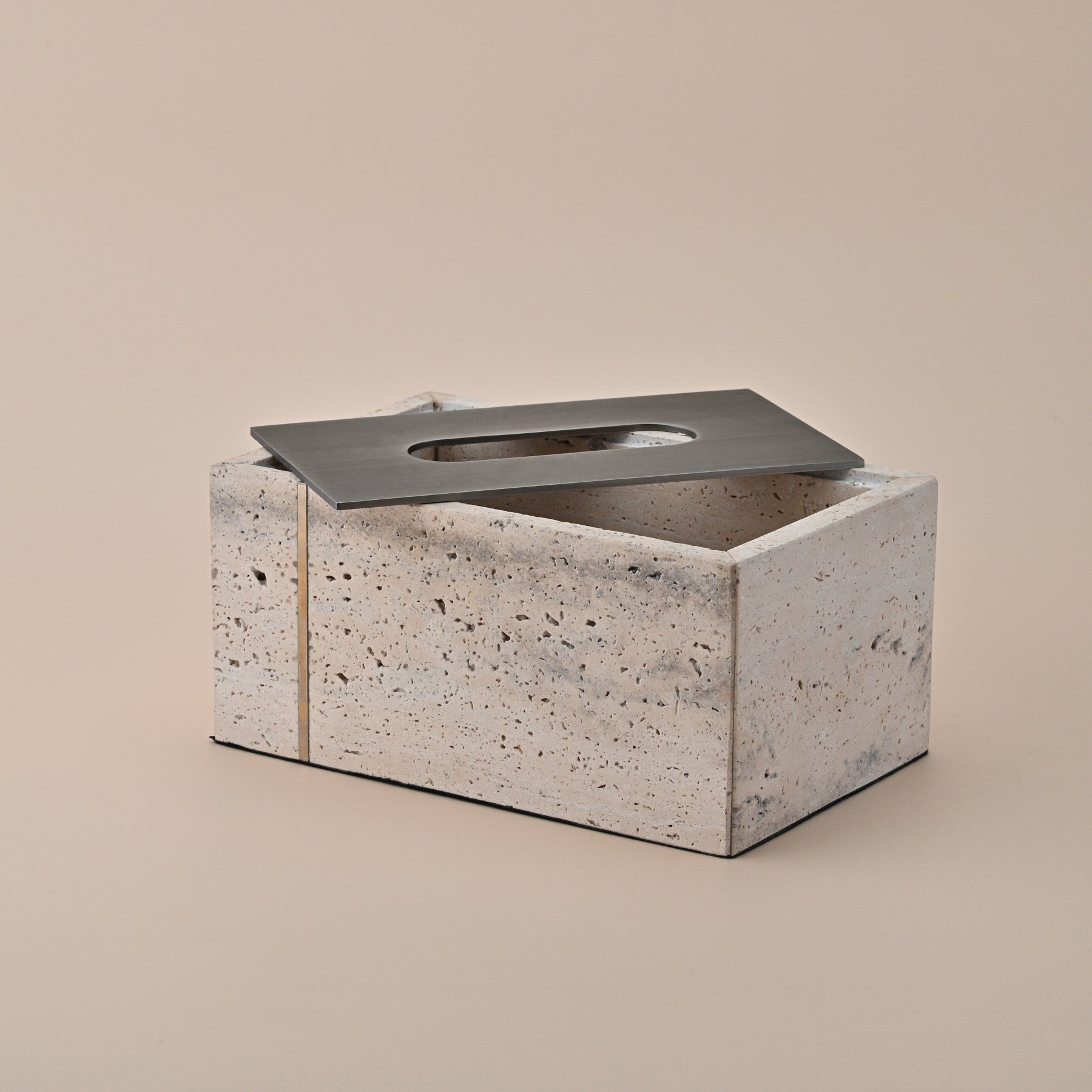 STONE BEIGE TISSUE BOX