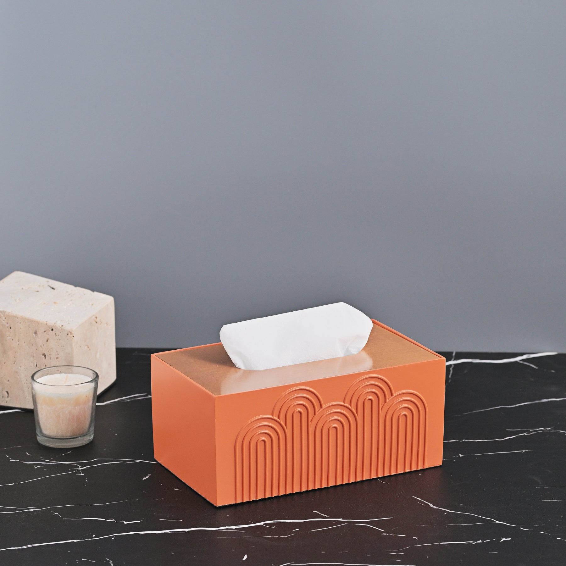 BEIGE TISSUE BOX