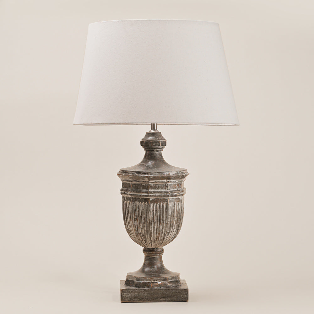 WOODEN TABLE LAMP