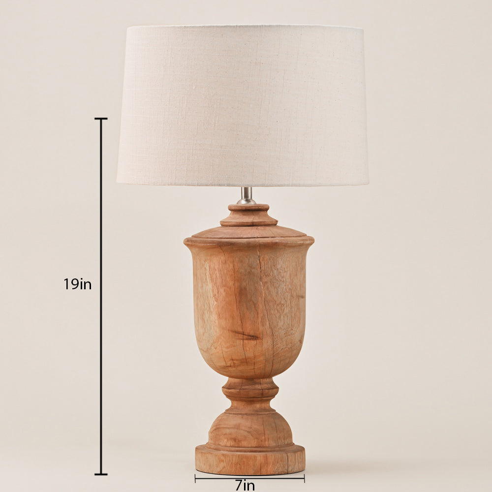 PATINA FINISH TABLE LAMP