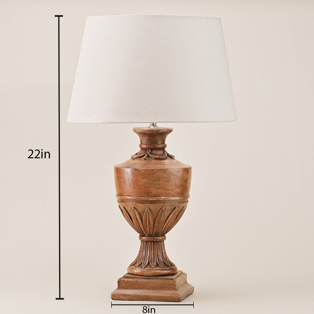 WOODEN TABLE LAMP