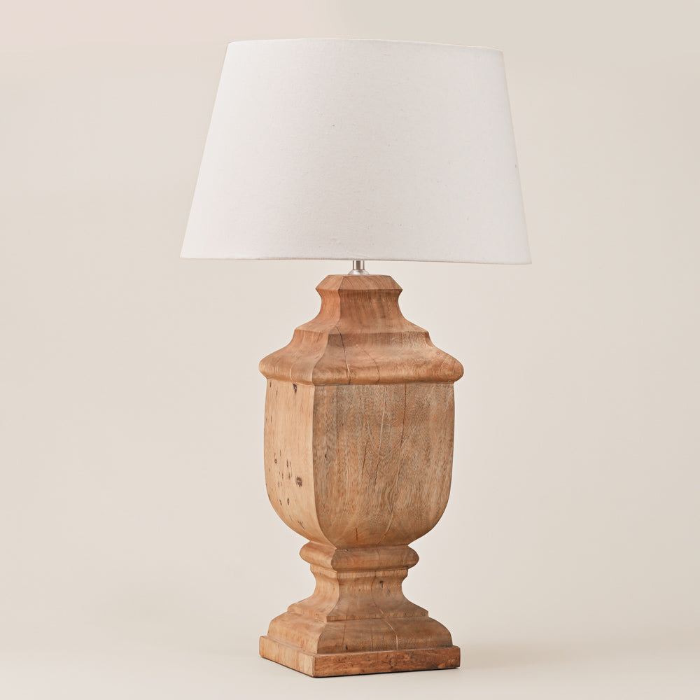 WOODEN TABLE LAMP