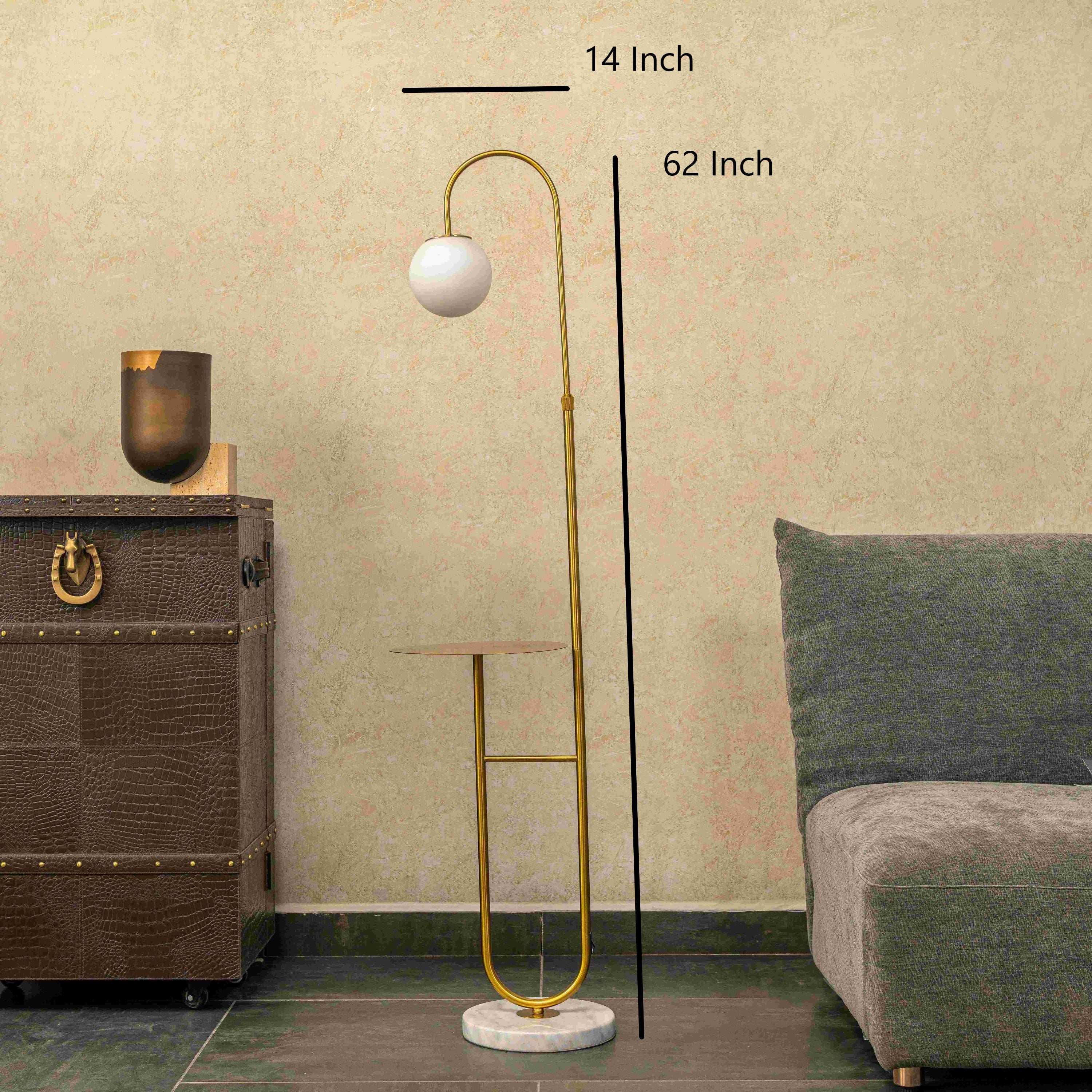 MODERN LIGHT MARBLE BASE