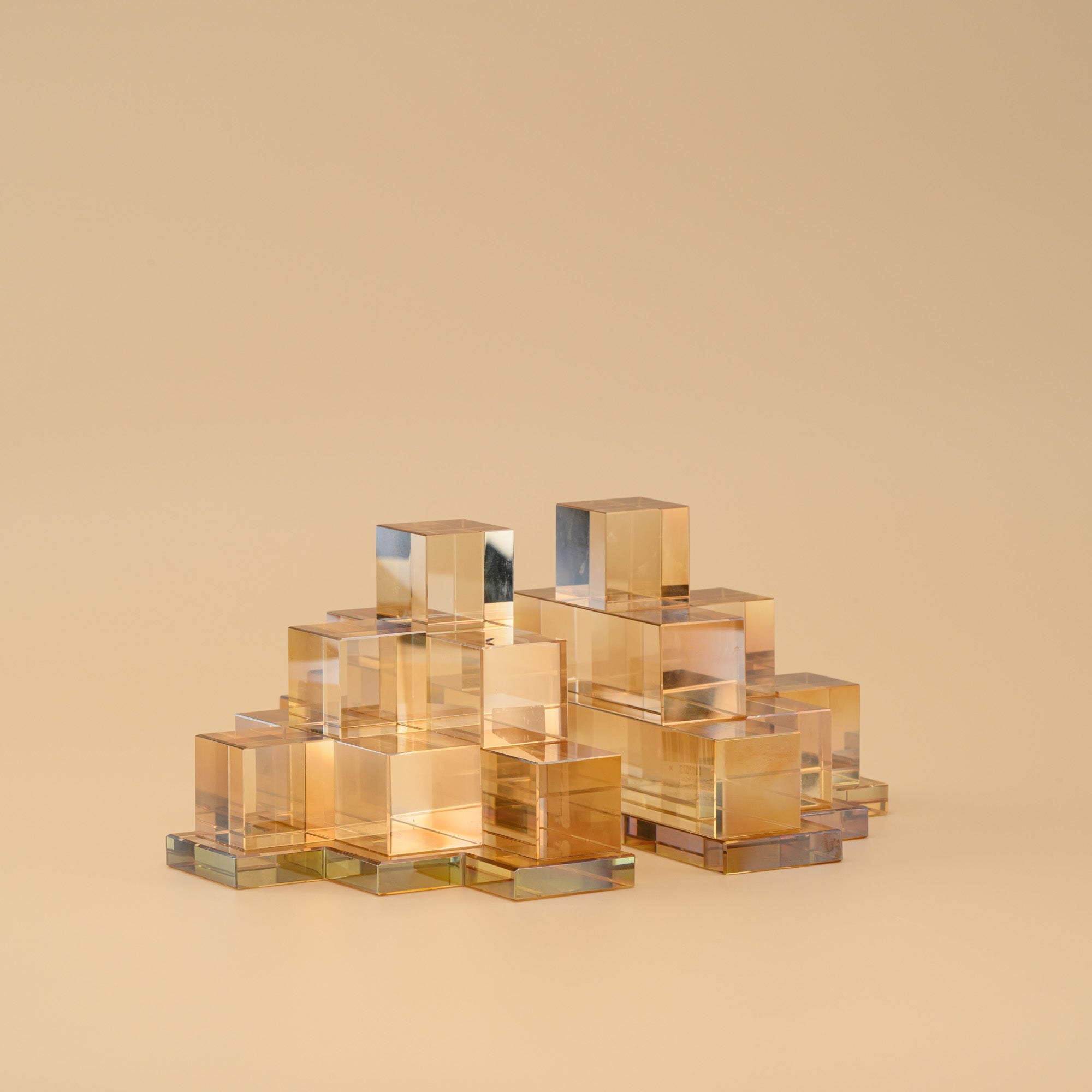 CRYSTAL CUBE BOOKEND