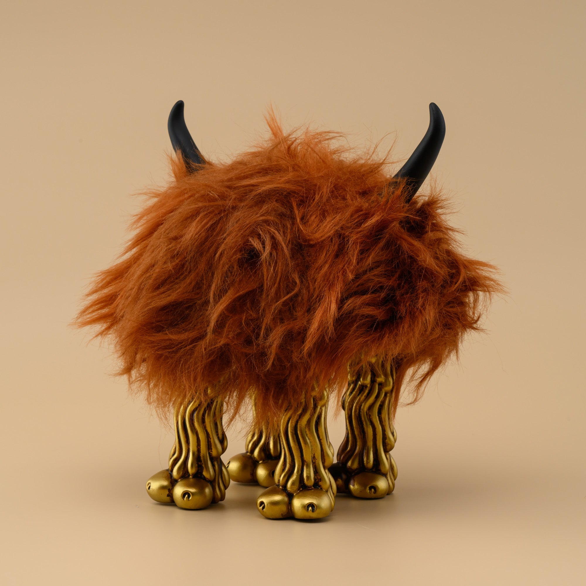 Little Monster Sheep Yak Animal Wool Woven Splicing Abstract Decoration Model