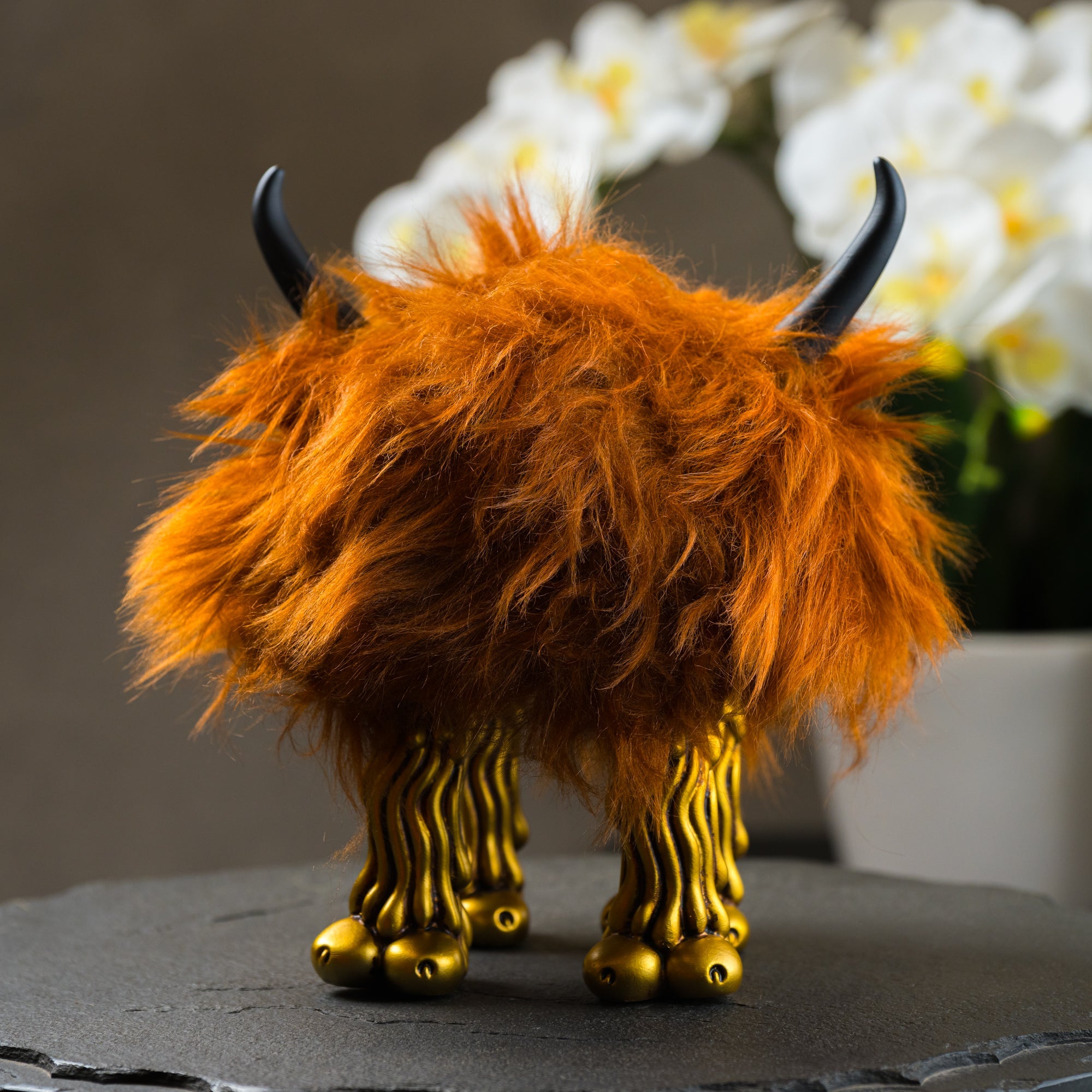 Little Monster Sheep Yak Animal Wool Woven Splicing Abstract Decoration Model