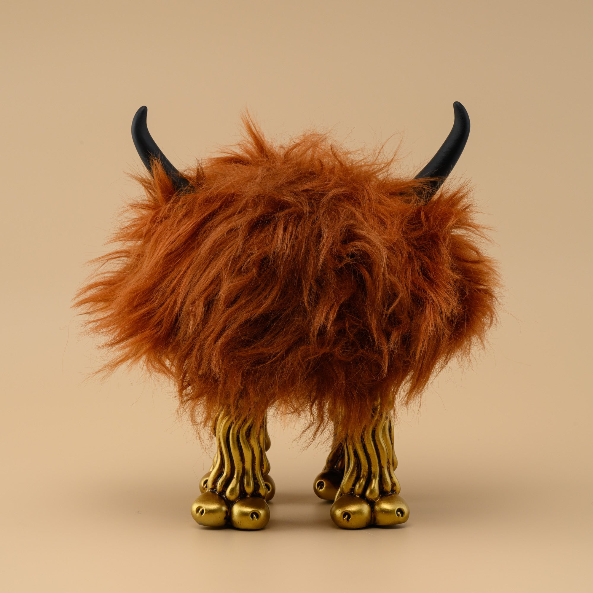 Little Monster Sheep Yak Animal Wool Woven Splicing Abstract Decoration Model