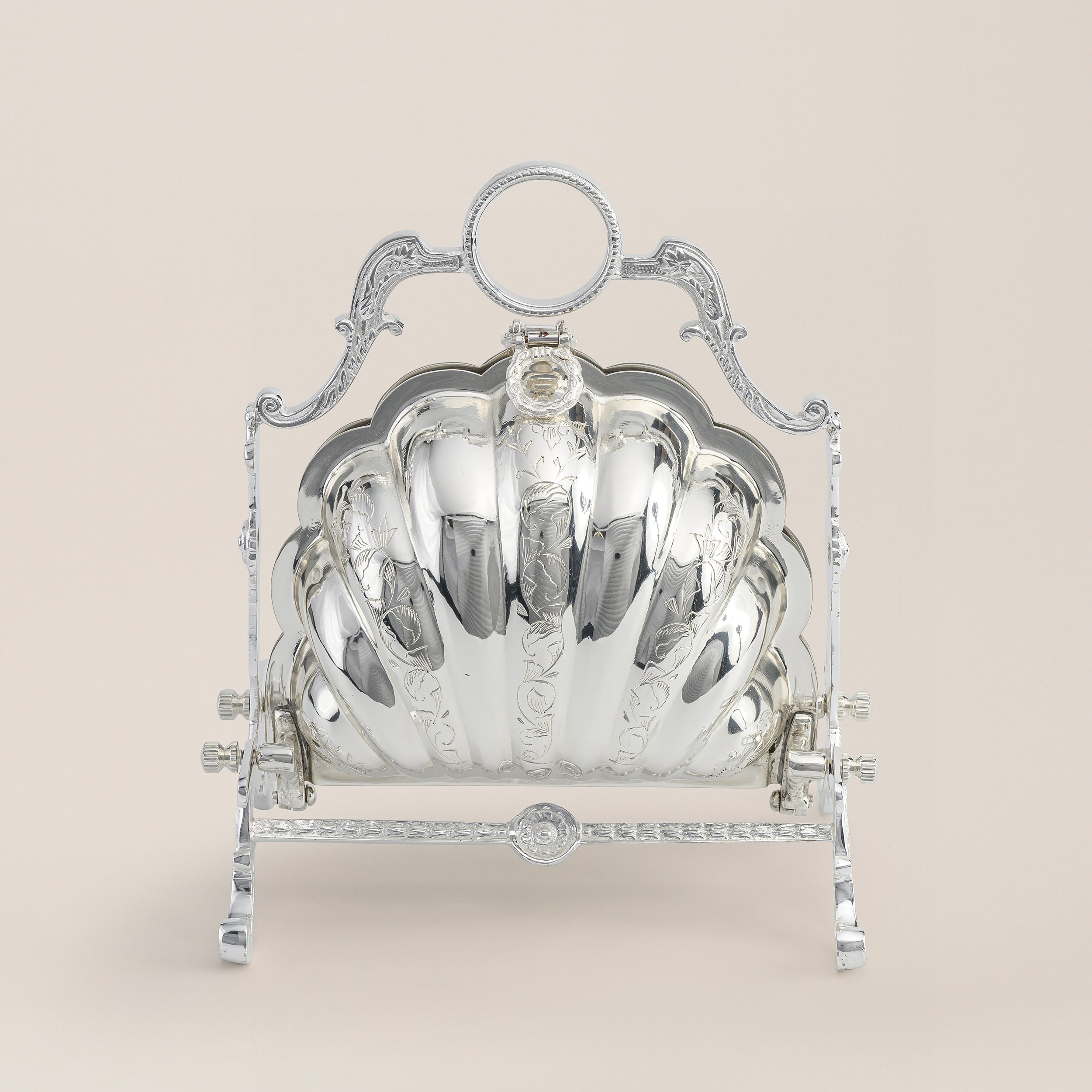 SILVER BISCUIT BOX SMALL