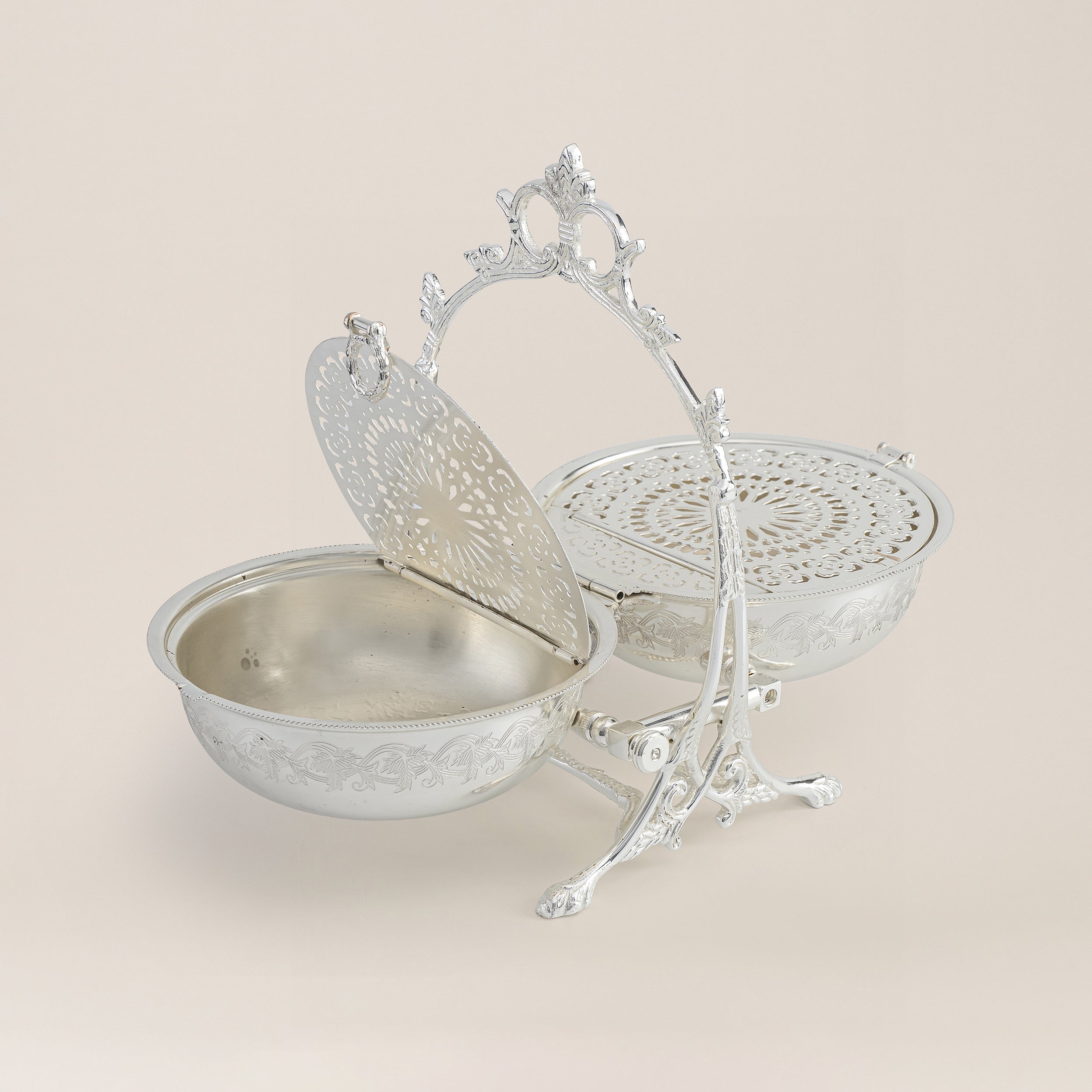 SILVER BISCUIT BOX SMALL