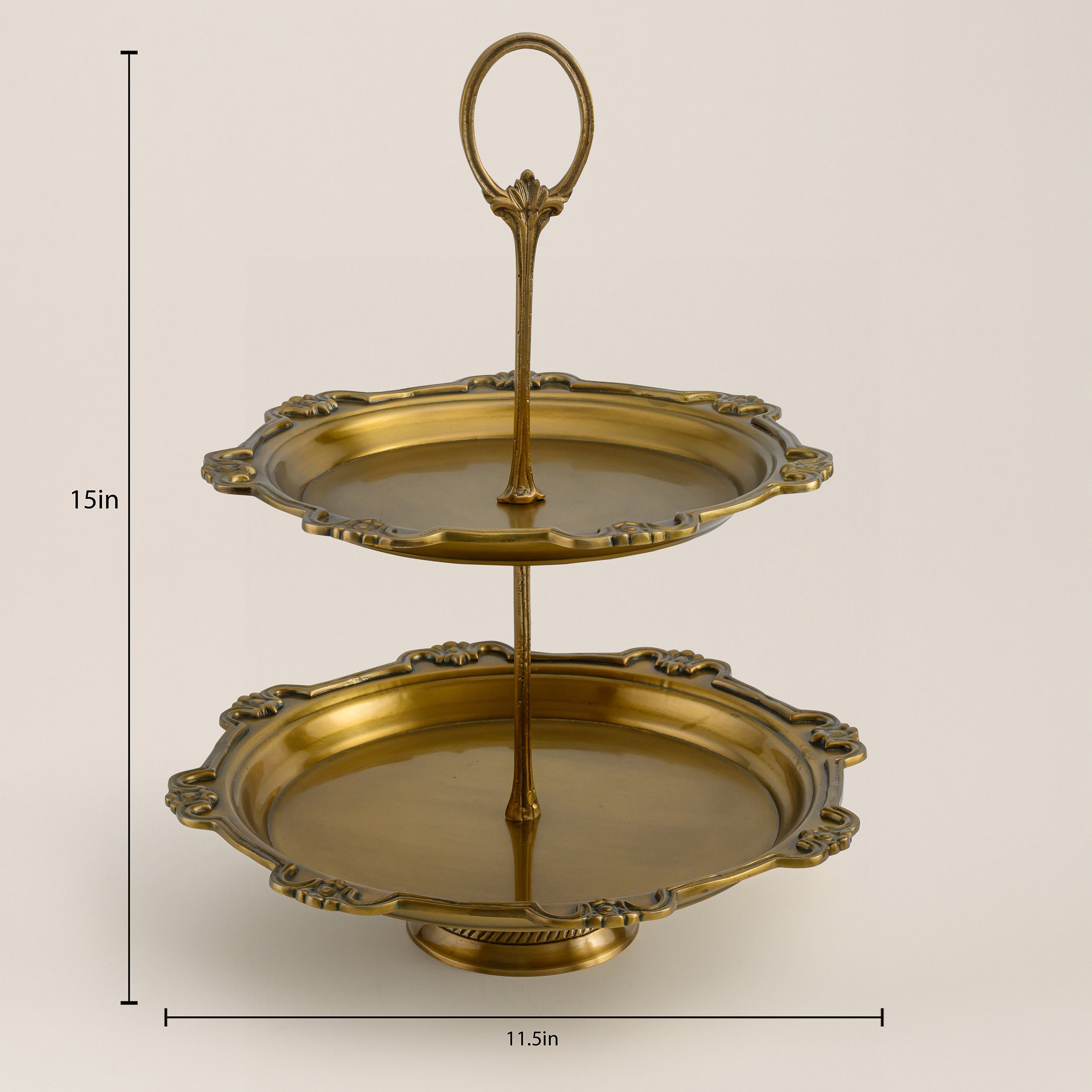 Ornate Gilded Cake Pedestal
