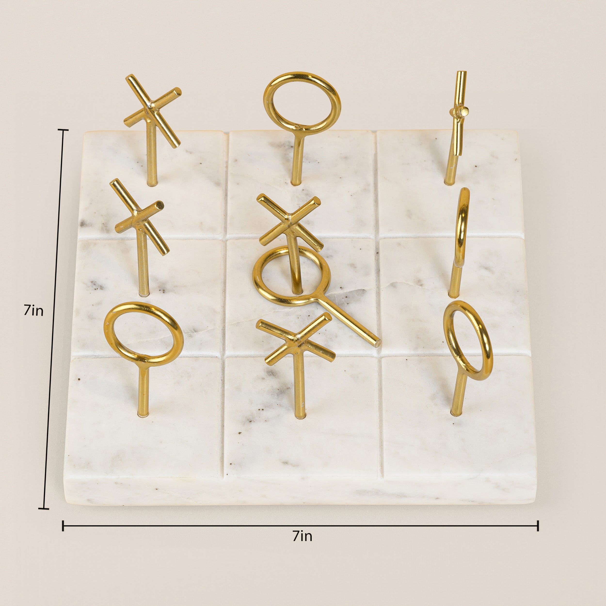 TIC TAC TOE WITH METAL STICKS