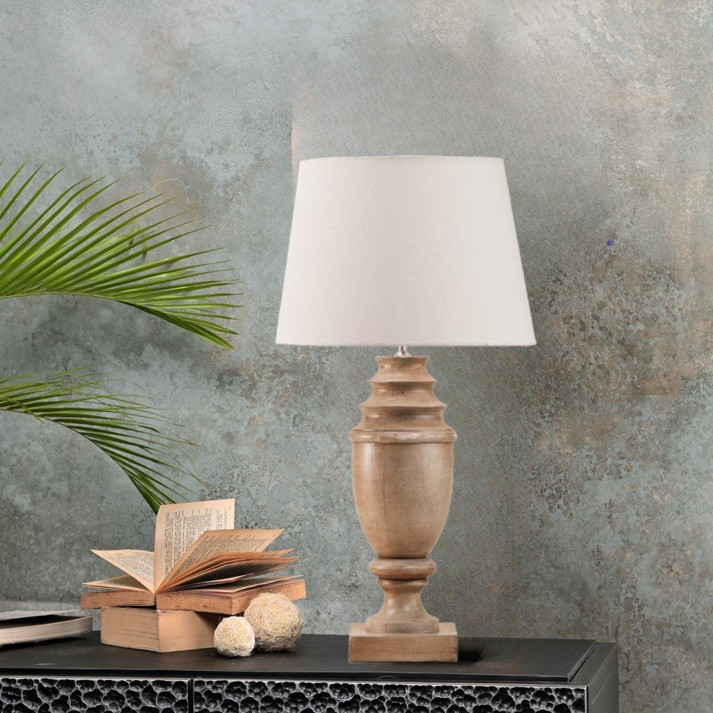 PATINA FINISH TABLE LAMP