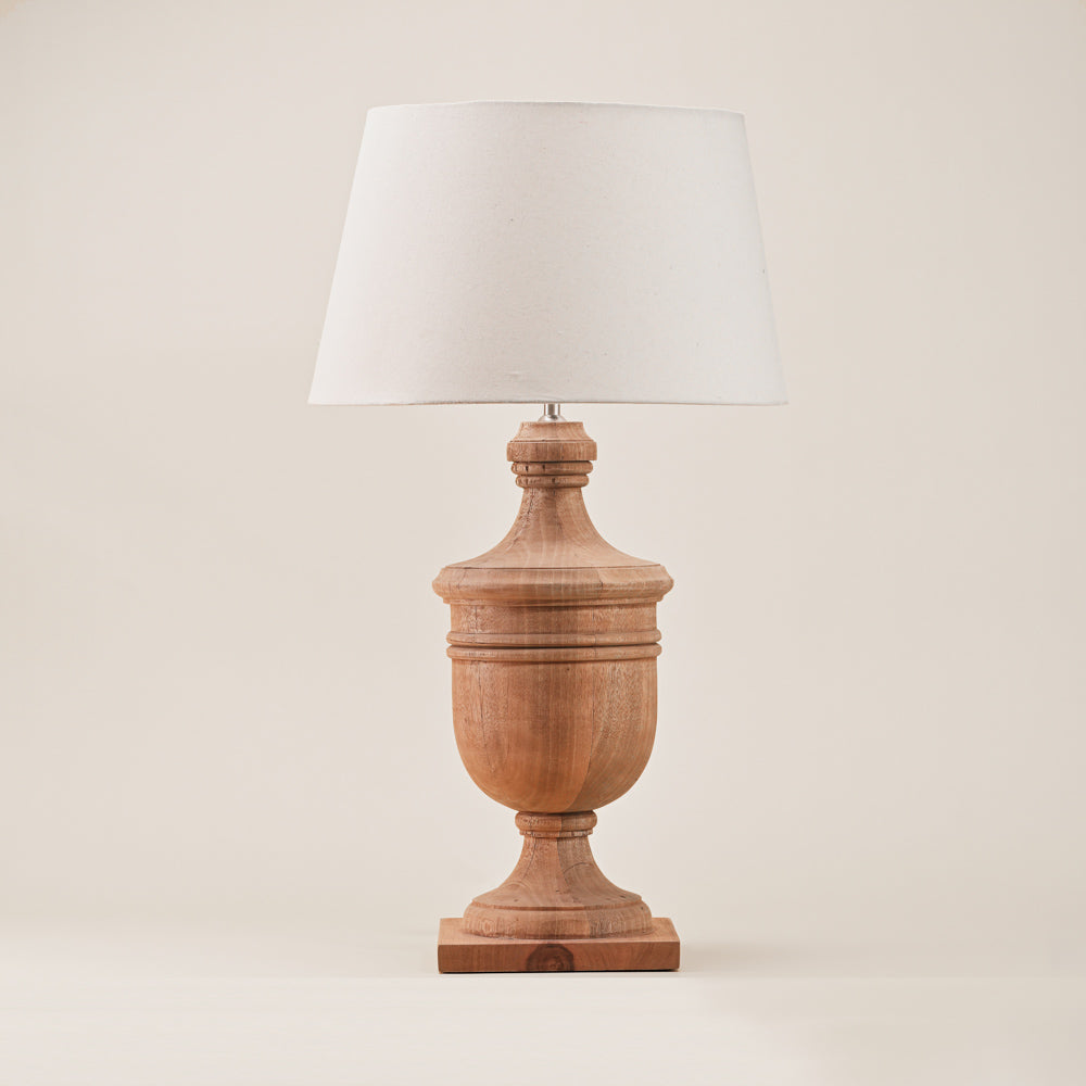 WOODEN TABLE LAMP