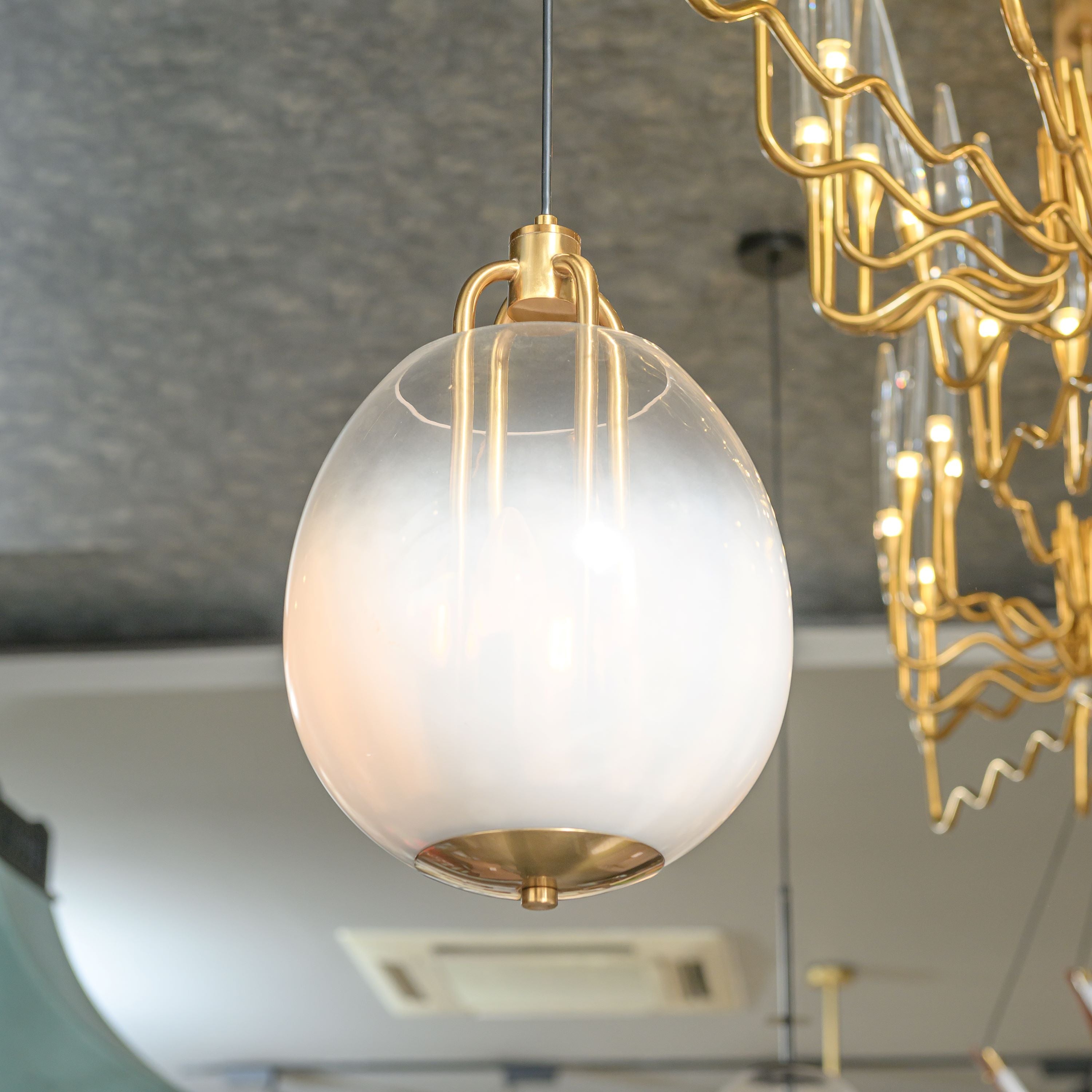 GOLDEN CHANDELIER HANGING LIGHT