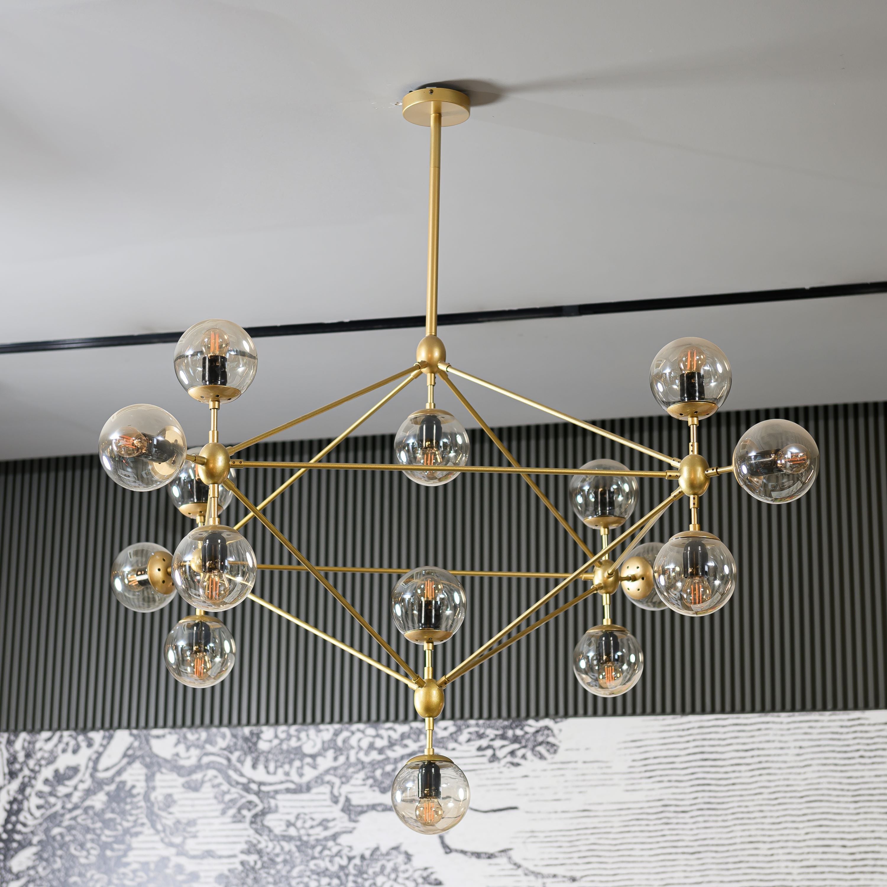 MODERN LAMPS METAL DESIGN CHANDELIER