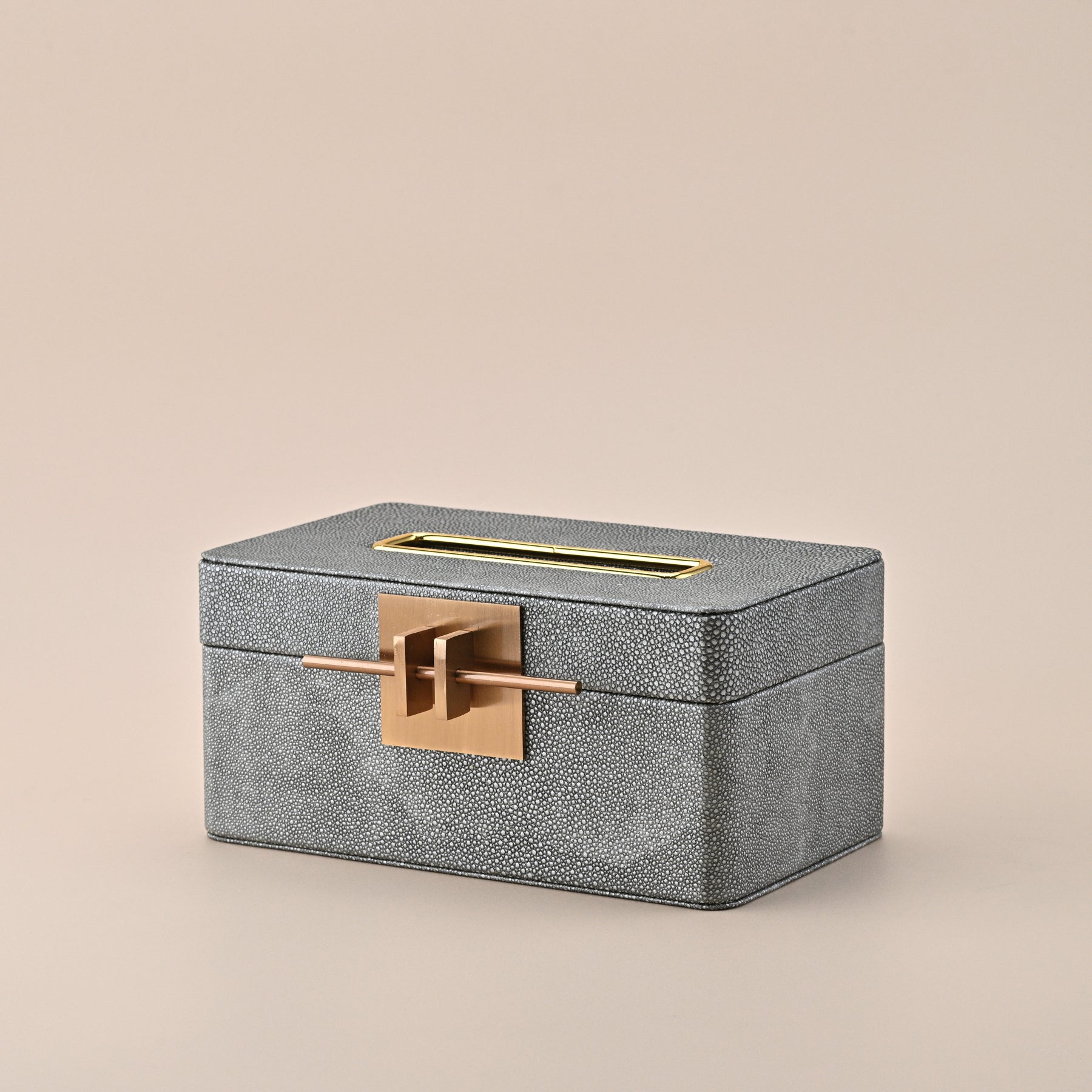 RECTANGULAR LEATHER  TISSUE BOX