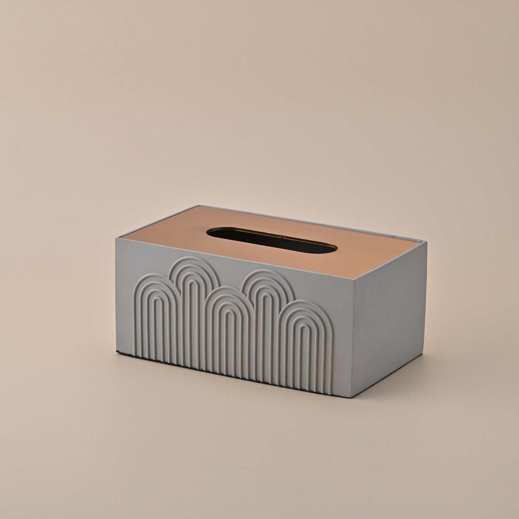 NORDIC  BEIGE TISSUE BOX 