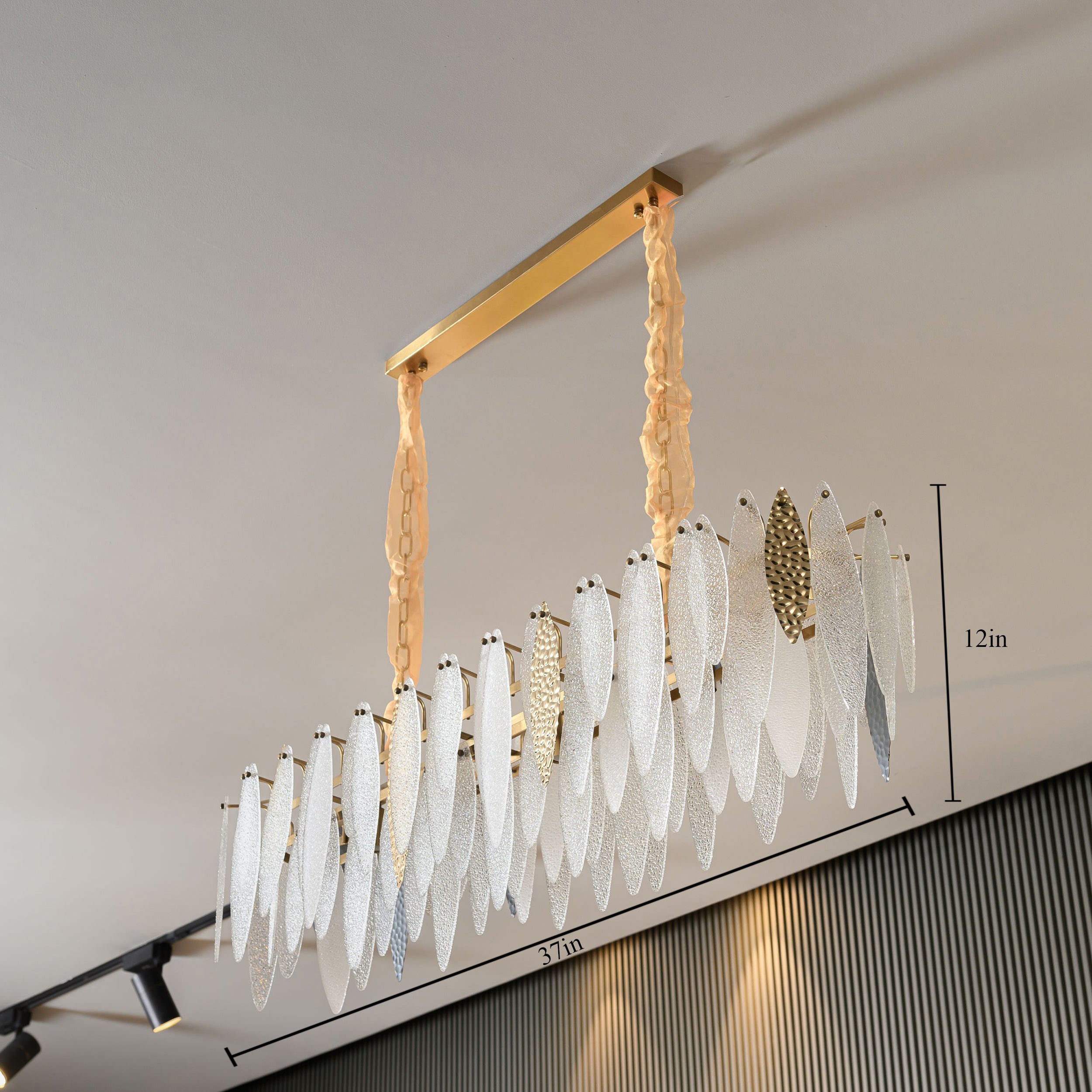 HANGING LEAVES CHANDELIER