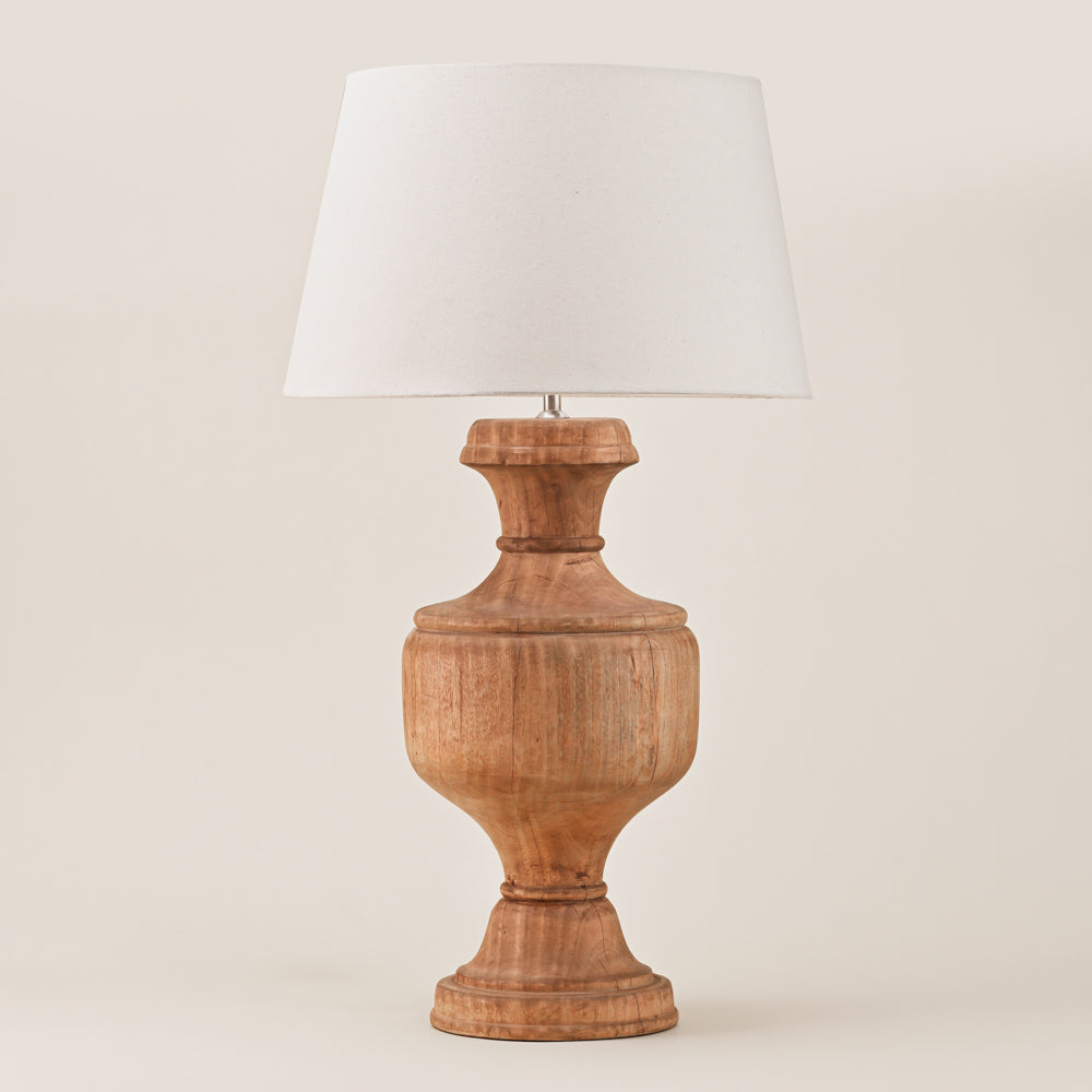 NATURAL WOODEN TABLE LAMP 