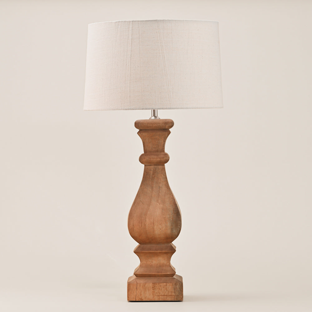 NATURAL WOODEN CLASSIC TABLE LAMP