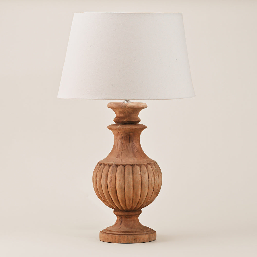 WOODEN TABLE LAMP