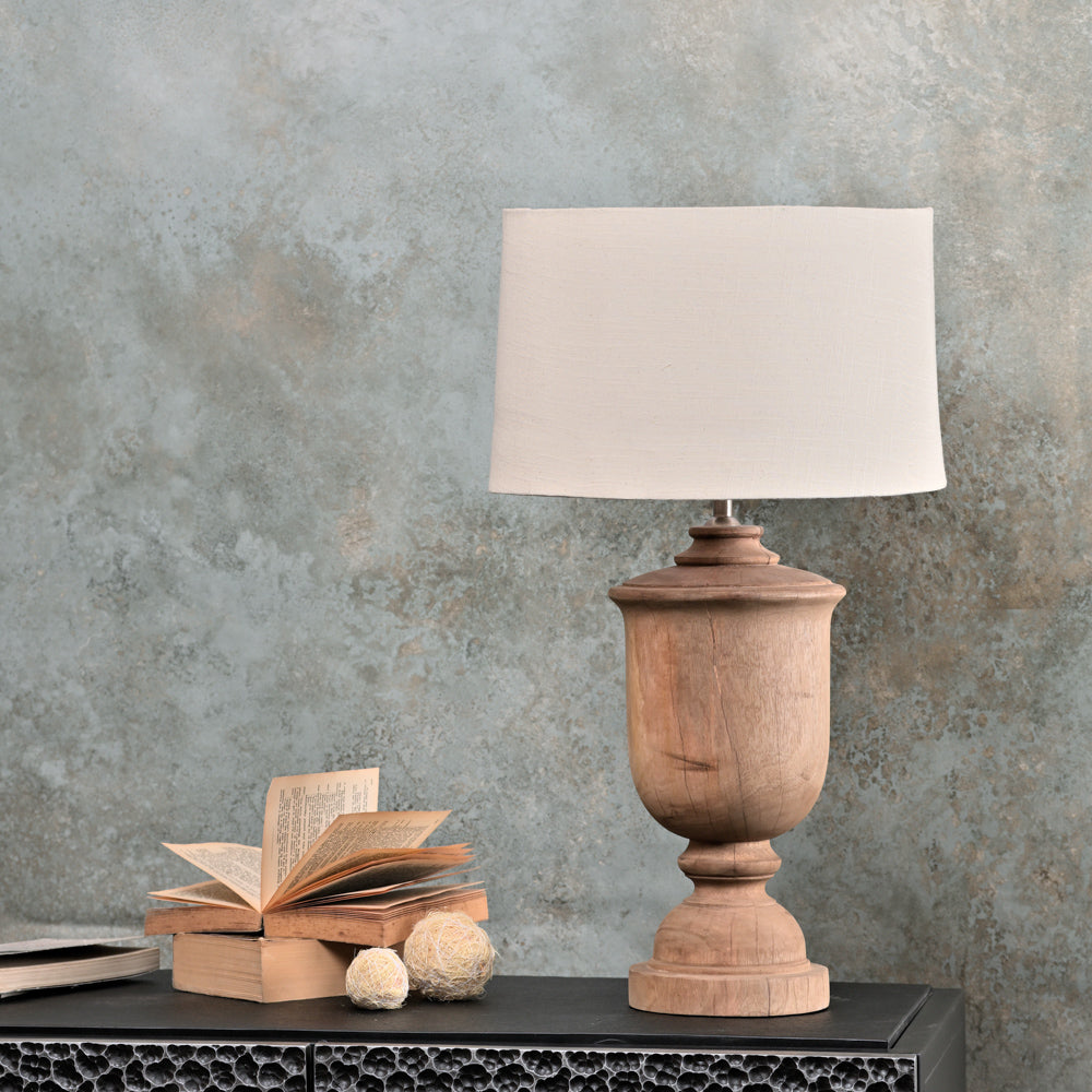 PATINA FINISH TABLE LAMP