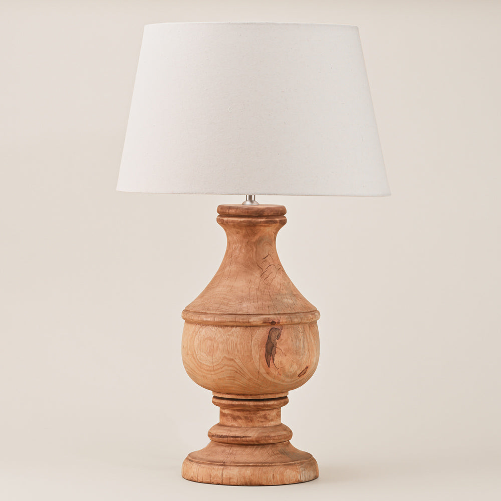 WOODEN TABLE LAMP