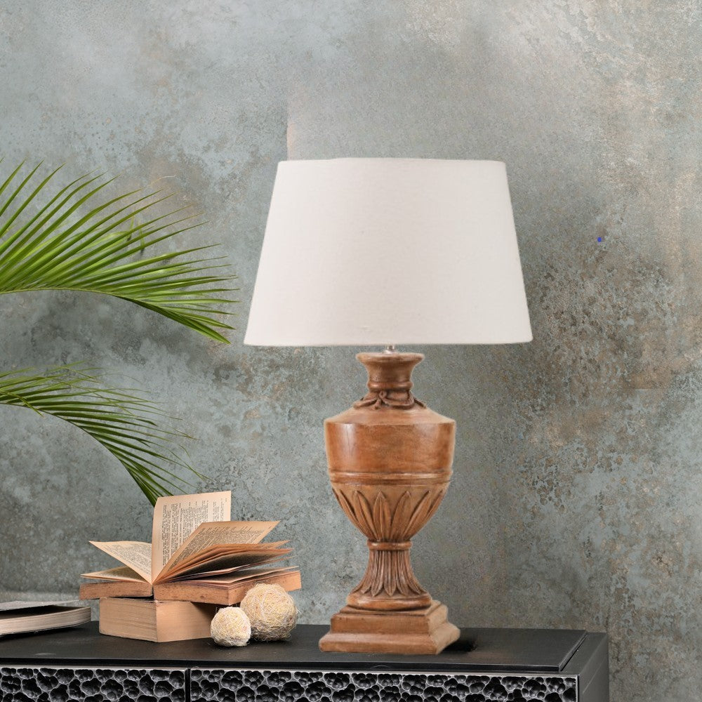 WOODEN TABLE LAMP