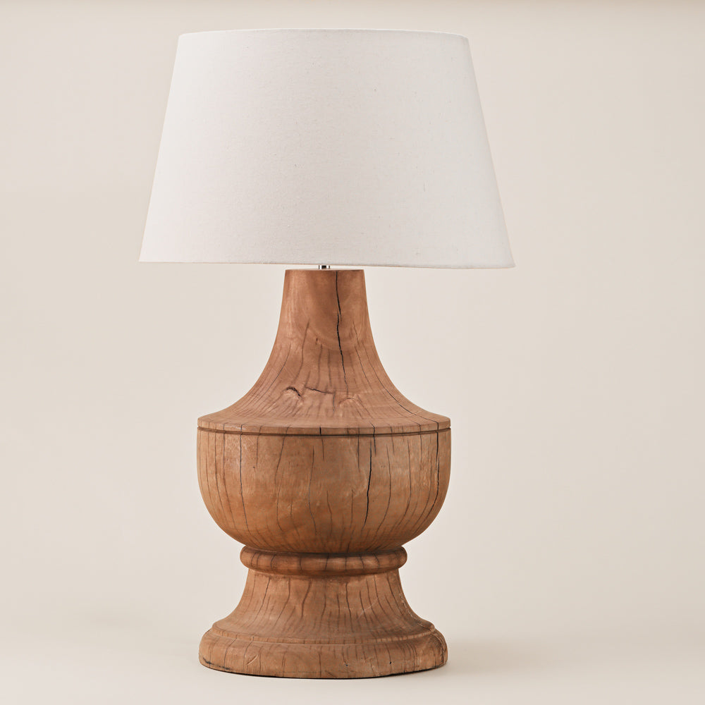 WOODEN TABLE LAMP