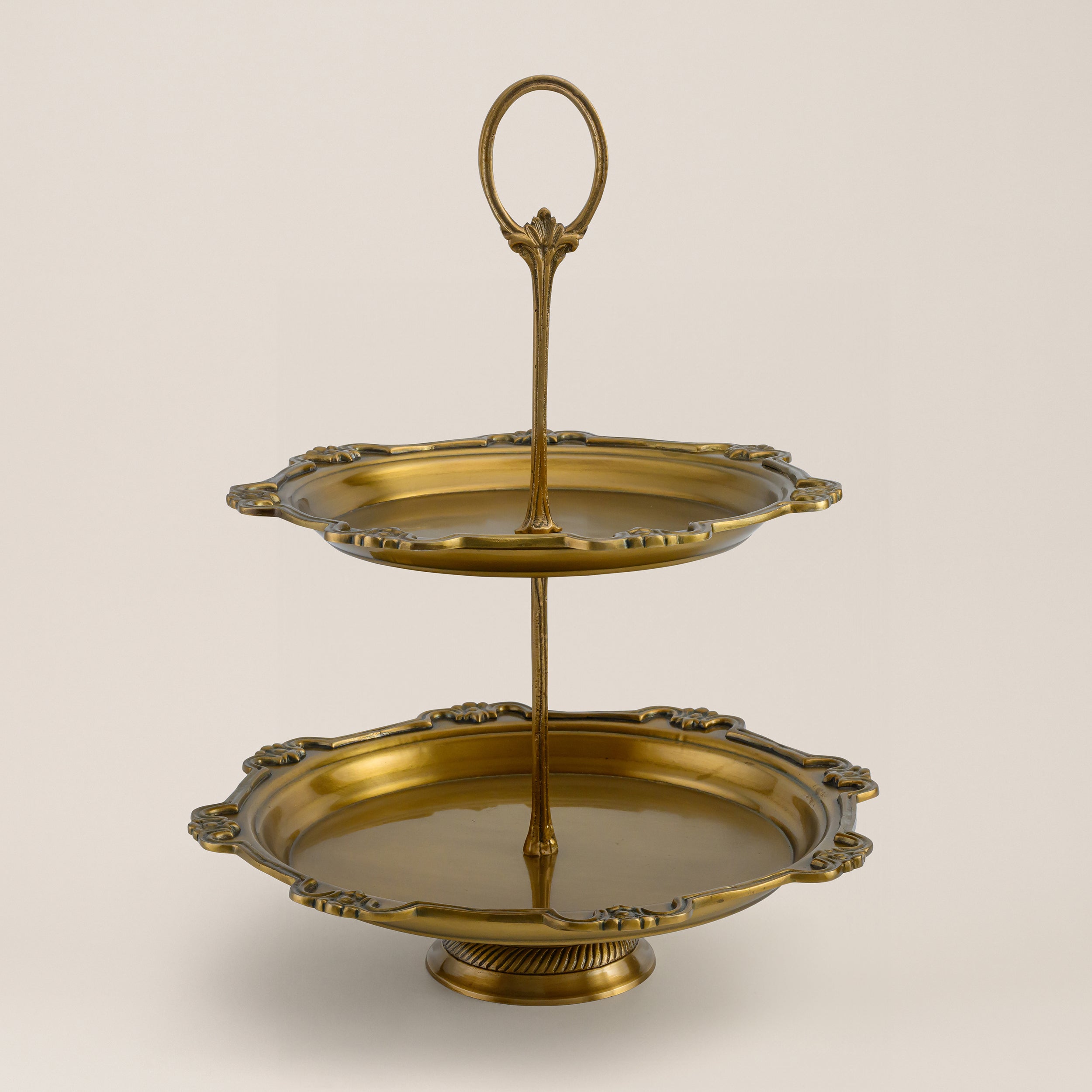 BRASS CAKE STAND 