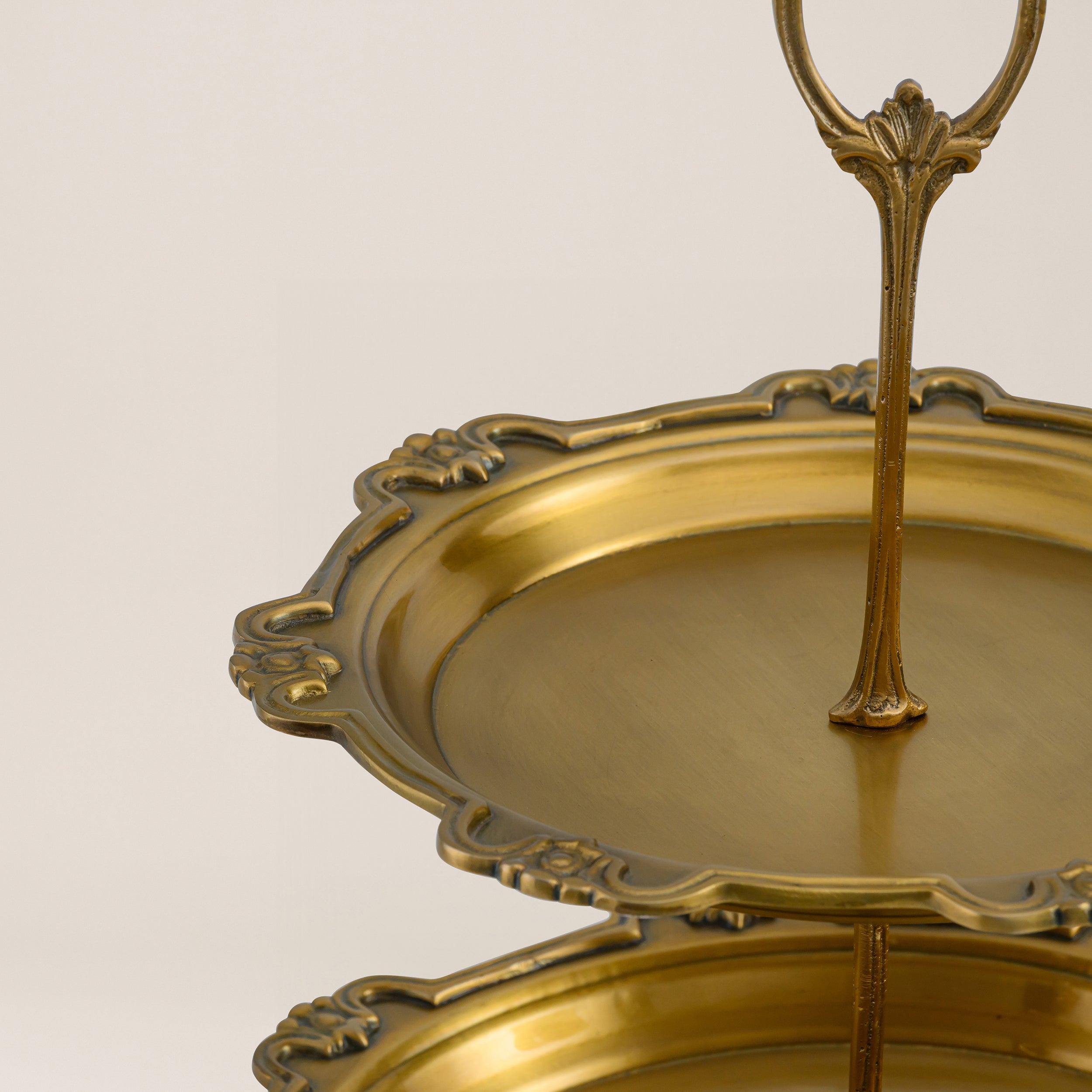 BRASS CAKE STAND 