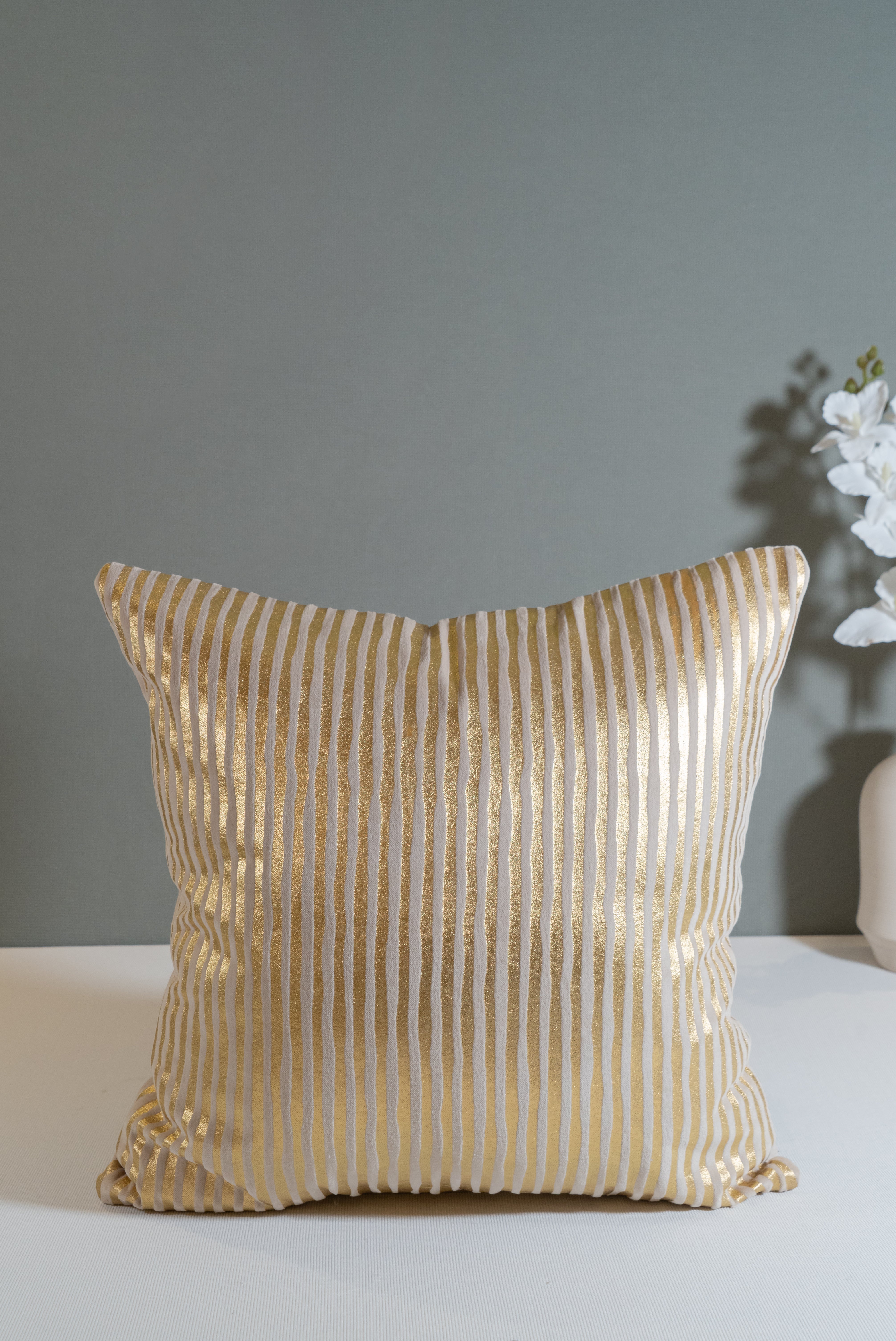 Majestic Handcrafted Cushion Cover – Bold & Elegant Design