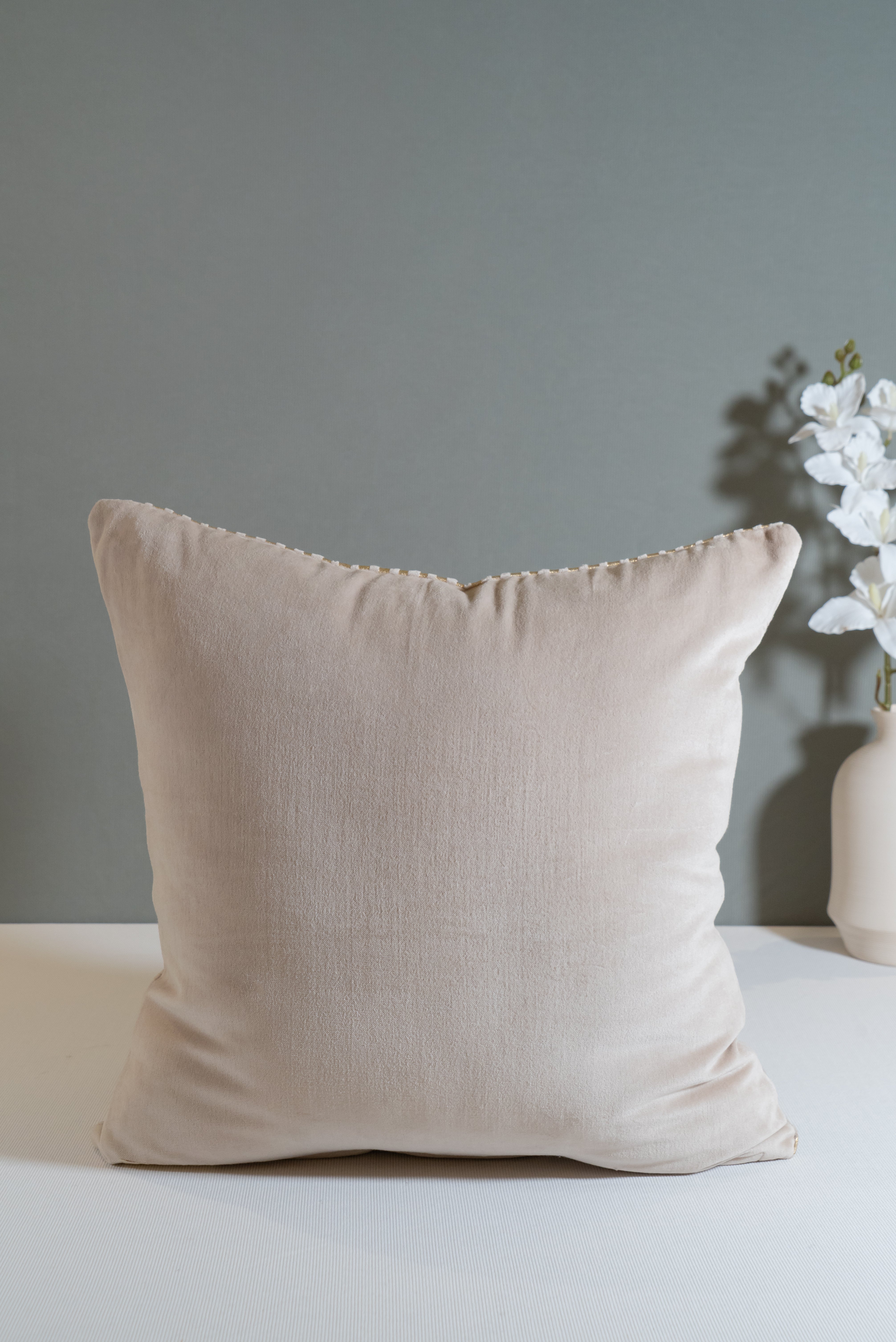 Majestic Handcrafted Cushion Cover – Bold & Elegant Design