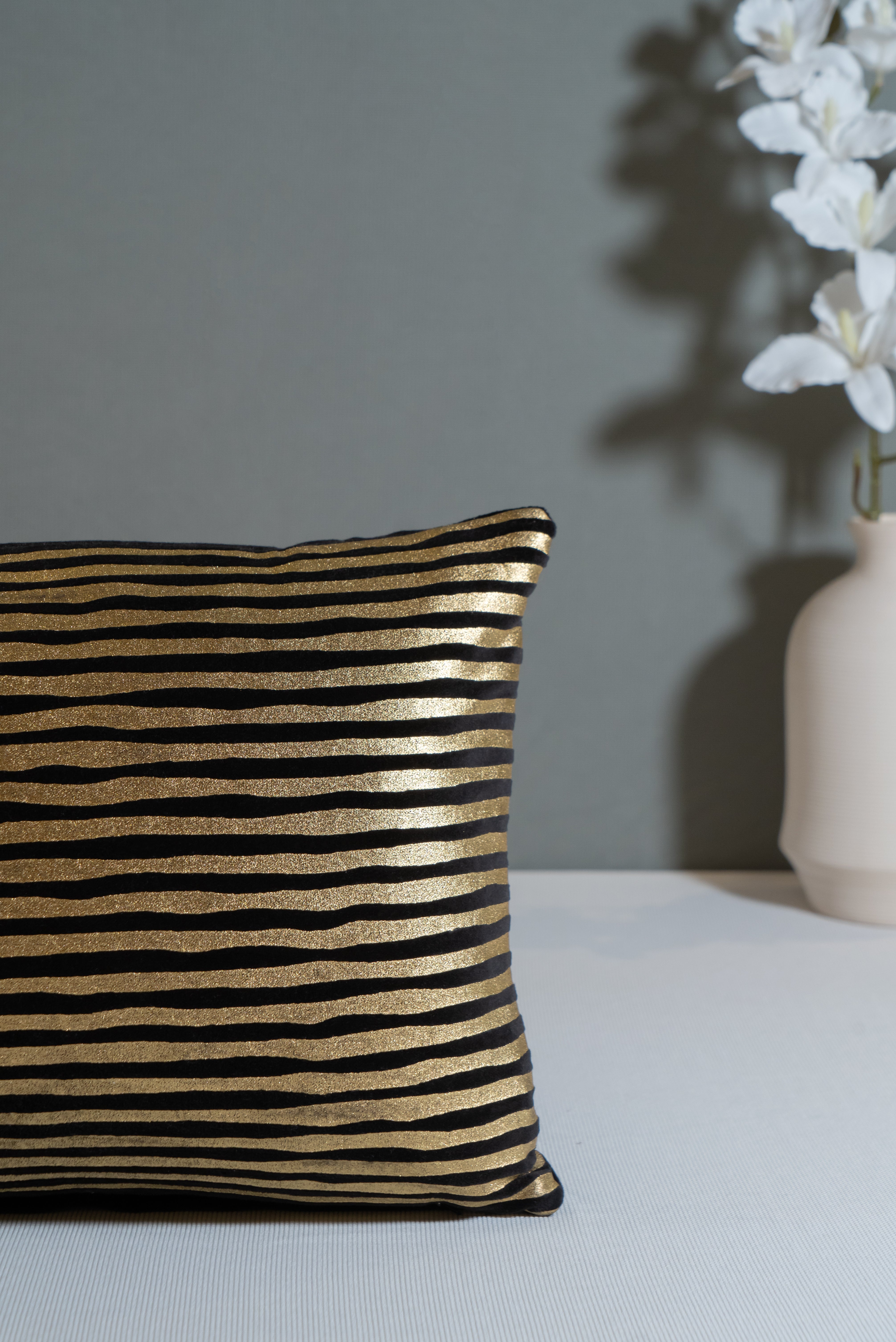 Majestic Handcrafted Cushion Cover – Bold & Elegant Design