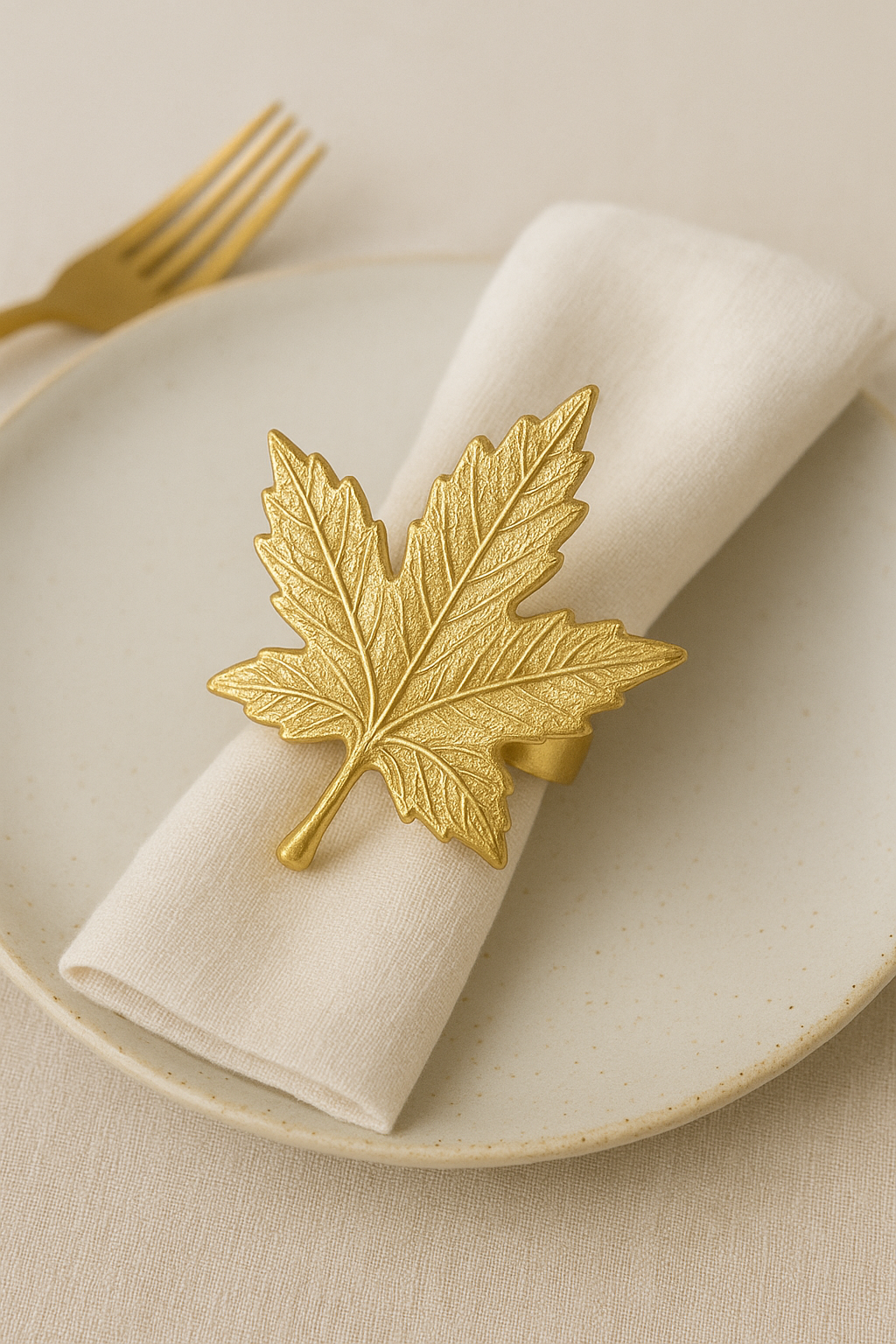 Gold Leaf Ring – Elegant Nature Inspired Jewelry | Kasa by Holzer