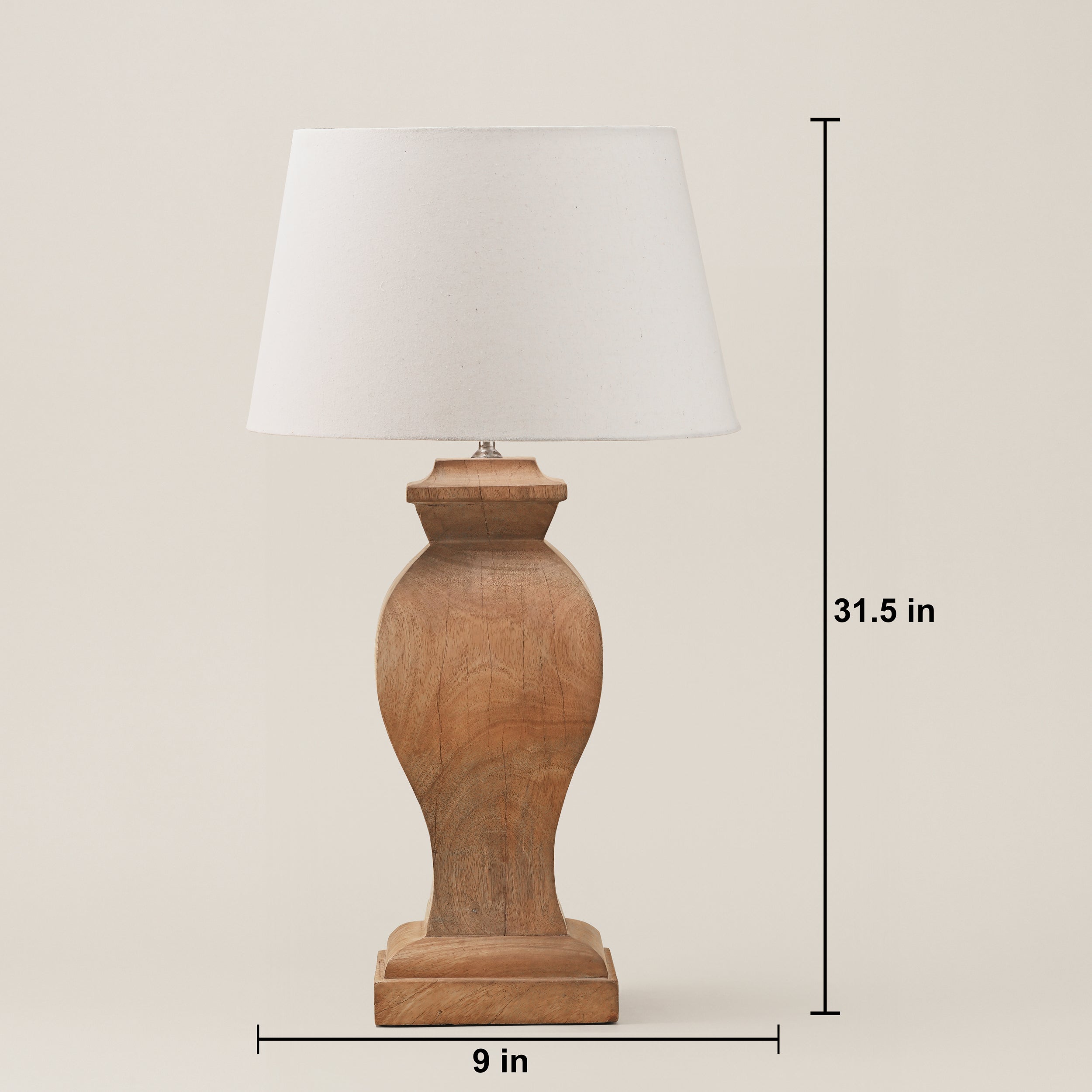 SOLID WOOD FLOOR LAMP