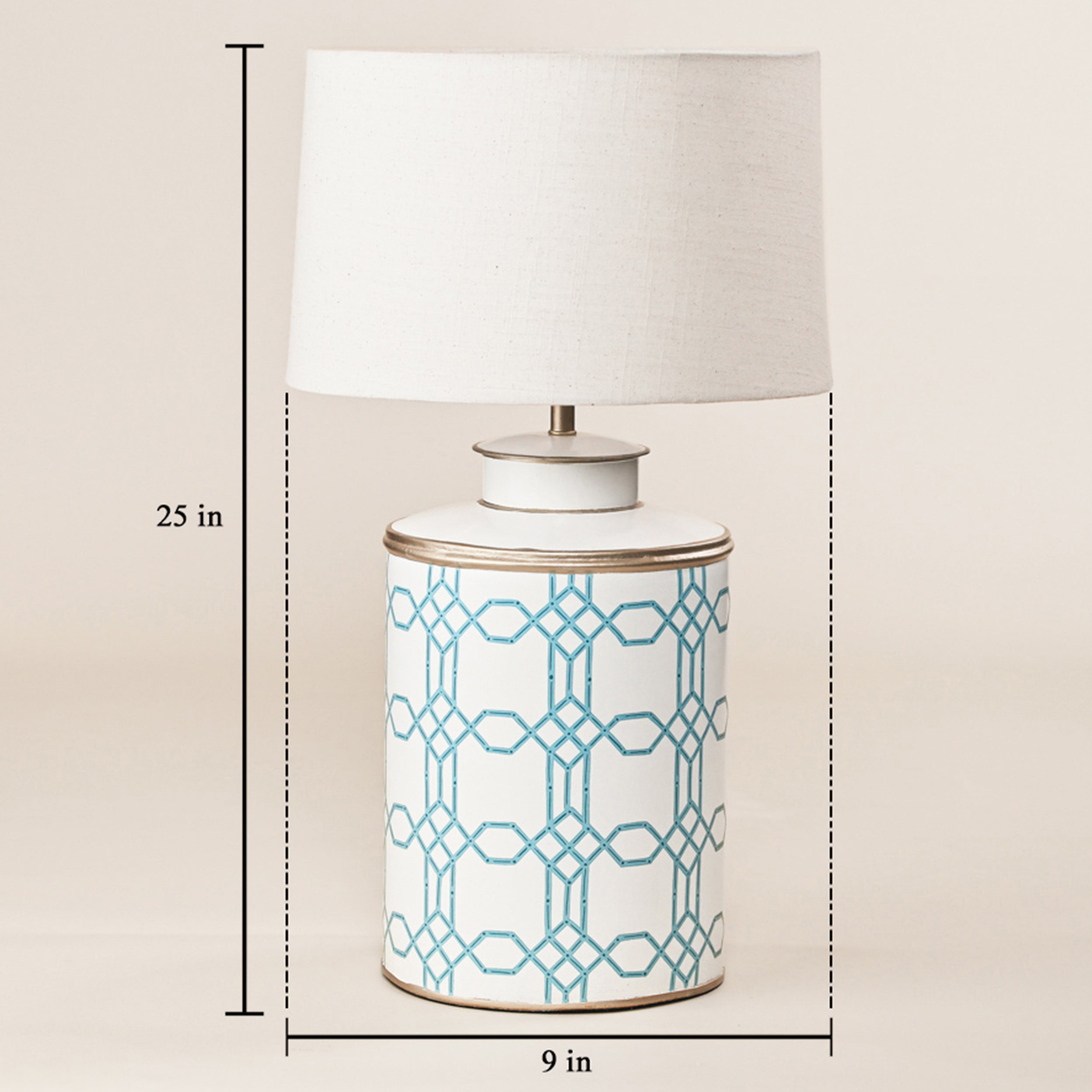 HANDPAINTED TABLE LAMP