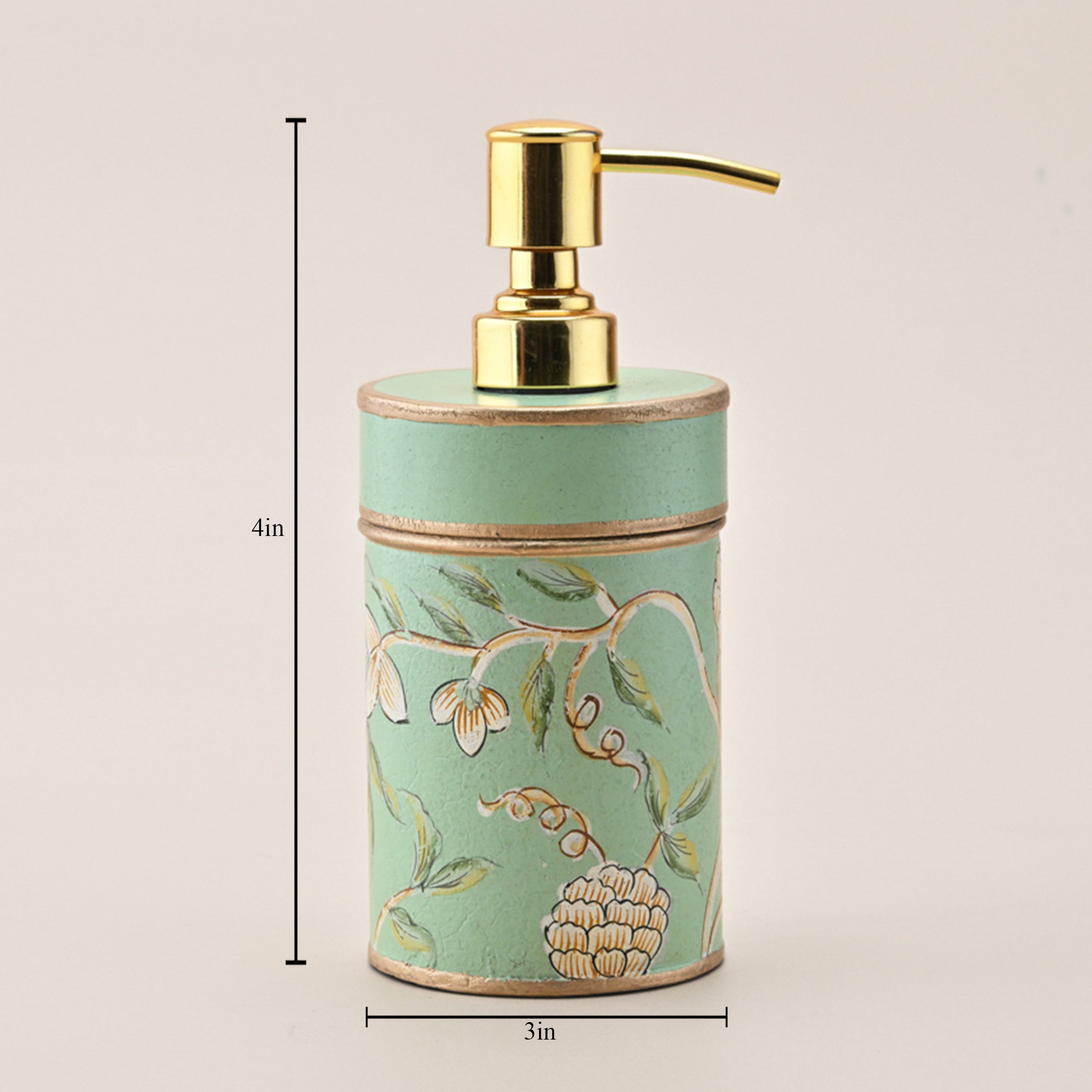 Handpainted Botanical Bliss Dispenser by Kasa Holzer